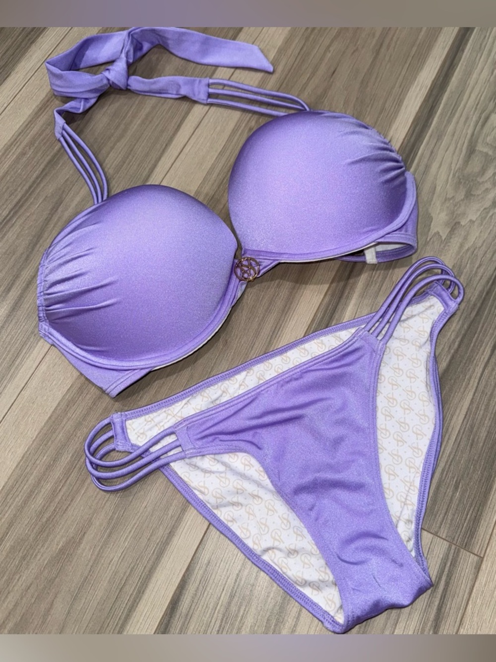 Victoria’s Secret purple bombshell miraculous bikini set